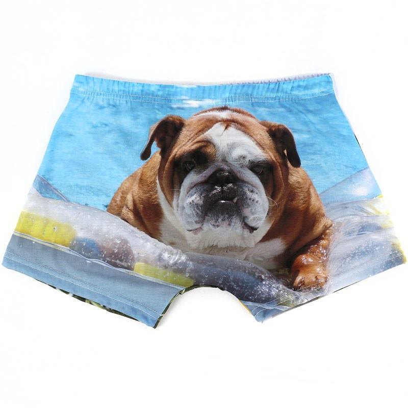 Personalized Fitted Men's Swimwear- Custom Printed Swim Trunks